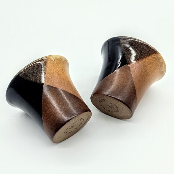 Pottery Craft USA Robert Maxwell Brown Tan Ceramic Cups (2) - Picture 6 of 9